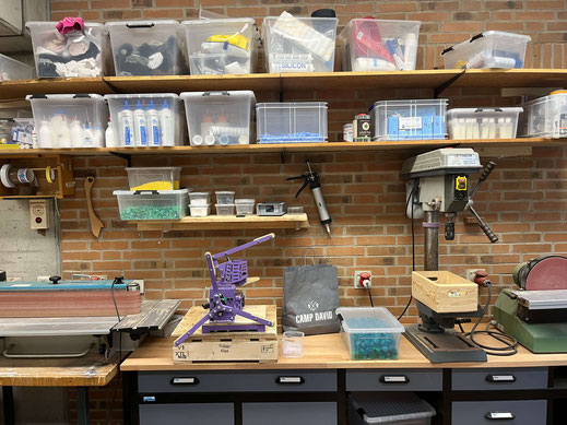 Das Makerpace bietet viele Bereiche, unter anderem eine komplett ausgestattete Werkstatt
