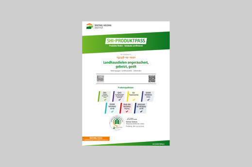 Edeldielen Manufaktur Nachweis QNG-Konformität Landhausdielen angeräuchert, gebeizt, geölt