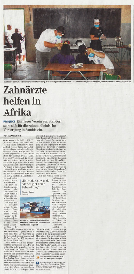 Dezember 2015 , erschienen in der Mitteldeutschen Zeitung