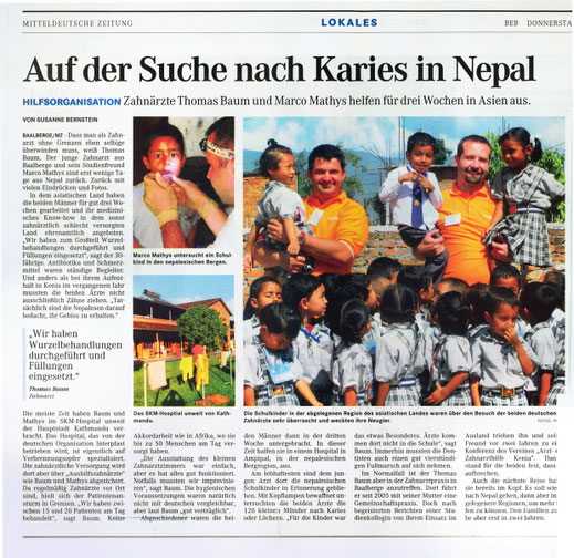 März 2009, erschienen in der Mitteldeutschen Zeitung
