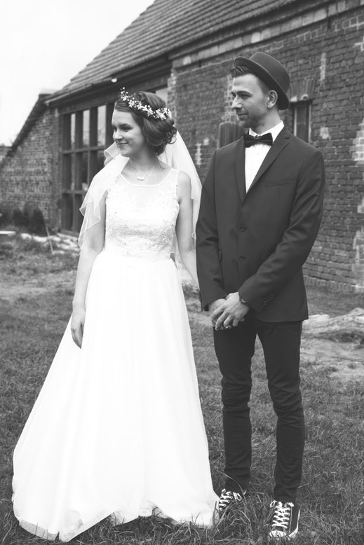 Hochzeitsfotograf Berlin Haus am Bauernsee Dobbrikow Brandenburg vintage
