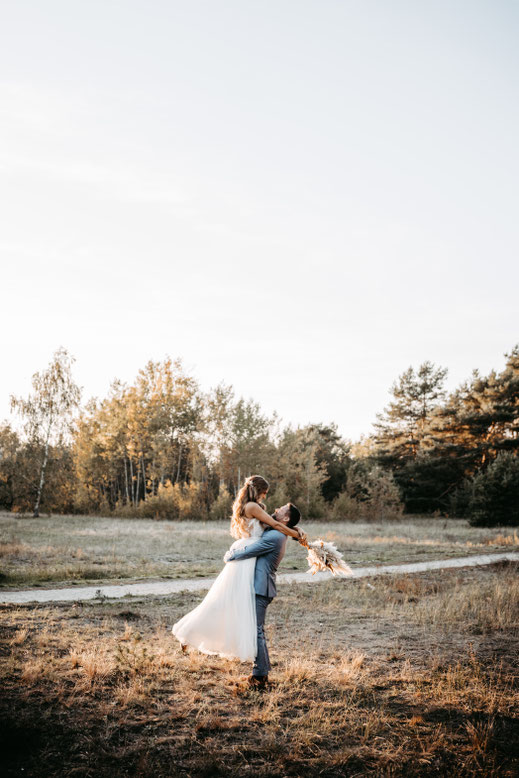 Hochzeit Hochzeitsfotograf Berlin Brandenburg Boho Schönwer Heide