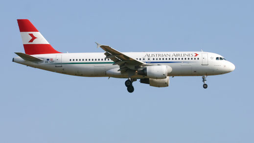 "Airbus" "A320" "OE-LBT" "2000" "1387" "FRA" "EBBR" "2006"