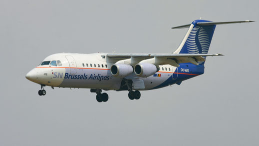 ---- BAe 146-200 ---- OO-MJE---- First Flight: 1991 ---- MSN: 2192 ---- Brussels National (BRU - EBBR) 2005