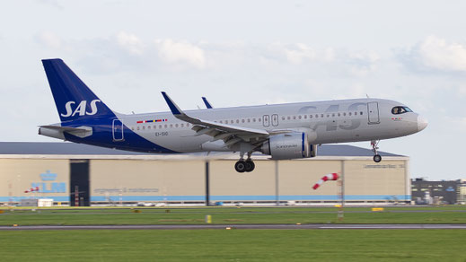 ---- Airbus A320-200N ---- EI-SIO ---- First Flight: 2022 ---- MSN: 10813 ---- "opb: SAS Connect" --- Amsterdam Schiphol (AMS - EHAM) 2024