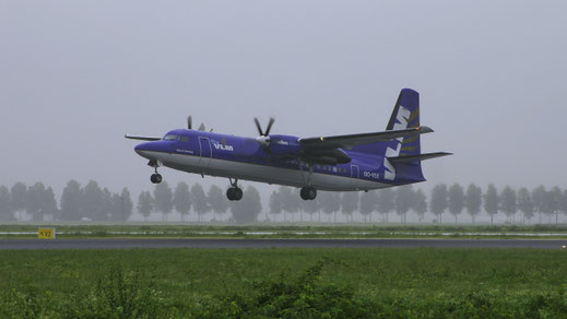 ---- Fokker 50 --- OO-VLK (*2) --- First Flight: 1988 --- MSN: 20122 ---- Amsterdam Schiphol (AMS - EHAM) 2005
