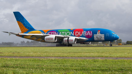 ---- Airbus A380-800 ---- A6-EOT ---- First Flight: 2015 ---- MSN: 204 ---- Amsterdam Schiphol (AMS - EHAM) 2024