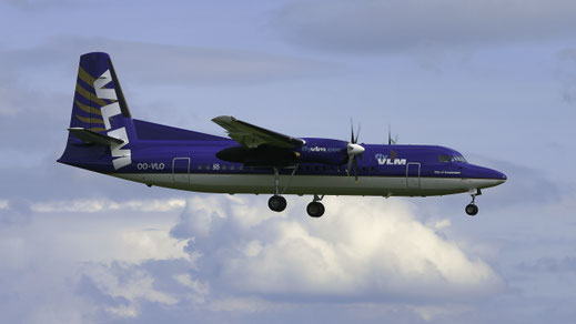 ---- Fokker 50 --- OO-VLO --- First Flight: 1988 --- MSN: 20127 ---- Luxembourg Findel (LUX - ELLX) 2005