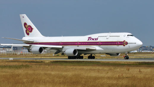 --- Boeing 747-400 --- HS-TGG --- First Flight: 2003 --- MSN: 33771 --- Frankfurt Rhein-Main (FRA - EDDF) 2005