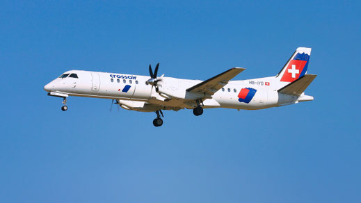 ----- Saab 2000 ---- HB-IYD ---- First Flight: 1998 ---- MSN: 10059 ----- Brussels National (BRU - EBBR) 2005