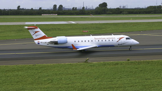 --- Bombardier CRJ-100LR --- OE-LRF -- First Flight: 1995 --- MSN: 7061 ---Dusseldorf Rhein-Ruhr (DUS - EDDL) 2004