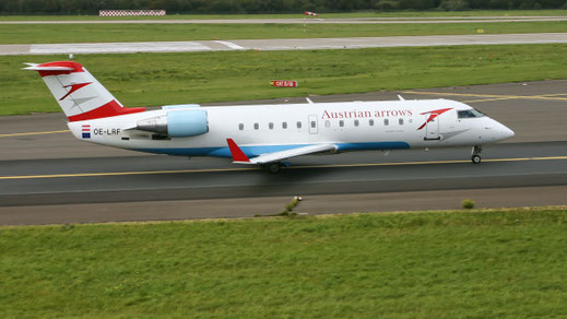 --- Bombardier CRJ-100LR --- OE-LRF -- First Flight: 1995 --- MSN: 7061 ---Dusseldorf Rhein-Ruhr (DUS - EDDL) 2004