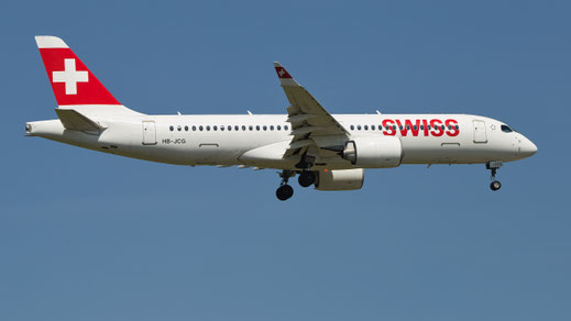 --- Airbus A220-100 --- HB-JCG --- First Flight: 2017 --- MSN: 55020 --- Frankfurt Rhein-Main (FRA - EDDF) 2024