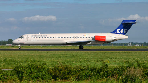McDonnell Douglas MD-87 -- SE-DIP -- First Flight: 1991 -- MSN: 53010 Amsterdam Schiphol (AMS - EHAM) 2005