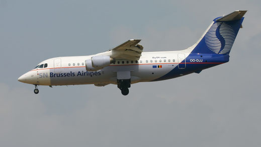 ---- BAe 146-200 ---- OO-DJJ ---- First Flight: 1991 ---- MSN: 2196 ---- Brussels National (BRU - EBBR) 2005