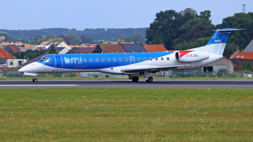 --- Embraer ERJ-145EP --- G-RJXA --- First Flight: 1999 --- MSN: 136 --- Brussels National (BRU - EBBR) 2018