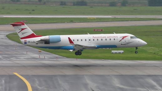 --- Bombardier CRJ-200LR --- OE-LCL -- First Flight: 1997 --- MSN: 7167 ---Dusseldorf Rhein-Ruhr (DUS - EDDL) 2005