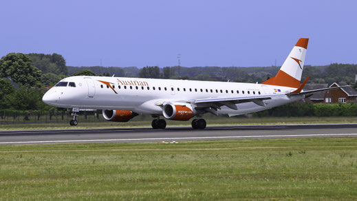 "Embraer" "ERJ" "ERJ-195" "OE-LWO" "2012" "555" "BRU" "EBBR" "2017"