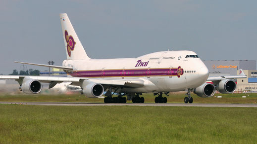 --- Boeing 747-400 --- HS-TGX --- First Flight: 1997 --- MSN: 27725 --- Frankfurt Rhein-Main (FRA - EDDF) 2005
