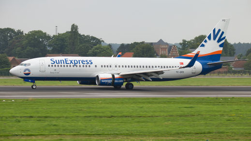 Boeing 737-800"Winglets" -- TC-SPD -- First Flight: 2011 -- MSN: 34985 Brussels National (BRU - EBBR) 2024