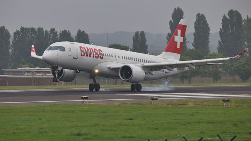 --- Airbus A220-300 --- HB-JCC --- First Flight: 2017 --- MSN: 55012 --- Brussels National (BRU - EBBR) 2024