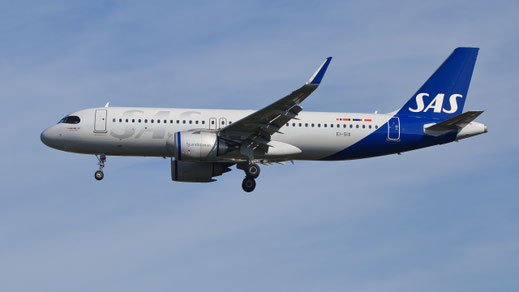 ---- Airbus A320-200N ---- EI-SIX ---- First Flight: 2023 ---- MSN: 11168 ---- "opb: SAS Connect" --- Brussels National (BRU - EBBR) 2025