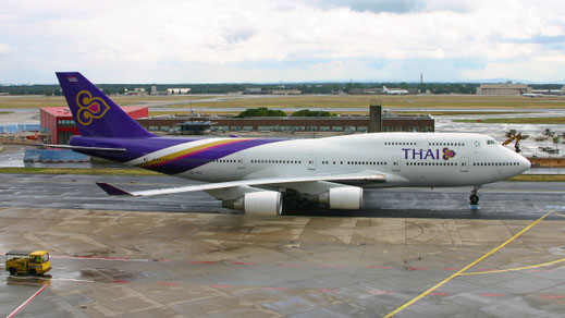 --- Boeing 747-400 --- HS-TGZ --- First Flight: 1999 --- MSN: 28706 --- Frankfurt Rhein-Main (FRA - EDDF) 2005