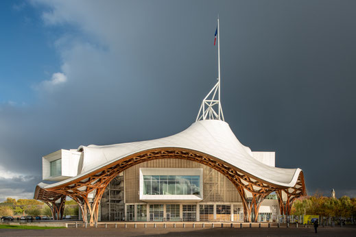 Photographie du centre de Pompidou de Metz 