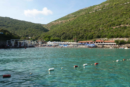 Trsteno Beach, wenige km südlich des Jaz Beach