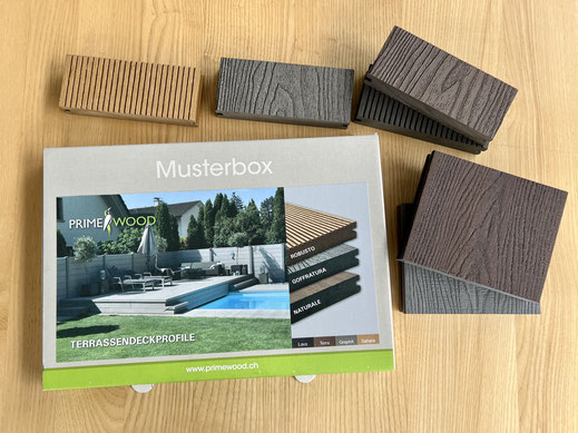 Musterbox aus WPC