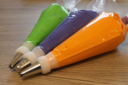 prepared piping bags