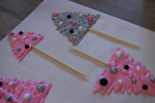 Royal Icing Bäume
