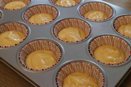 unbaked vanilla cupcakes