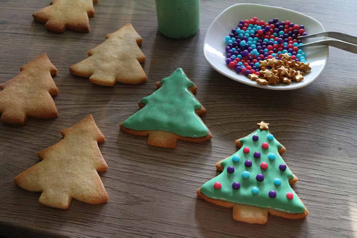 christmas tree cookies