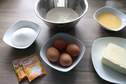 ingredients for bundt cake