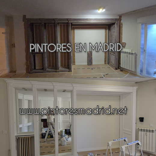 Pintores Madrid desarrollando proyecto de pintura de muebles