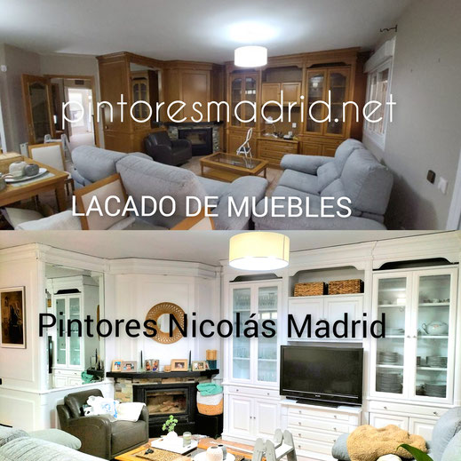  Pintores de muebles ejecutando lacado de muebles a domicilio en Madrid, vea la asombrosa transformación antes y después