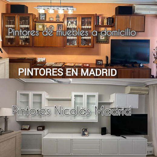  Pintores de Madrid desarrollando proyecto en Madrid, observe el tremendo cambio antes y después