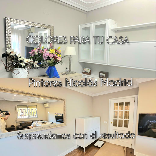Pintores en Madrid renovando interiores lisos y modernos 