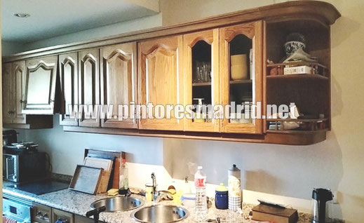 Lacado de muebles cocina