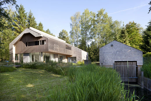Landscape architecture, Gartendesign von Stephan Maria Lang, House K, Garten und Bootshaus