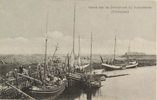 Het haventje rond 1920