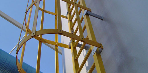 Escalera Marina de Fibra de Vidrio FRP