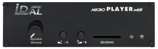 Microplayer Front Ansicht