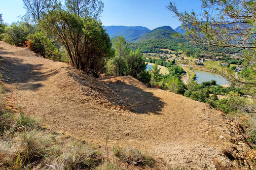 Piste VTT enduro du lac de Quillan