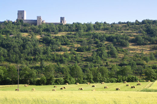 Espace VTT Aude en Pyrénées - Château de Puivert