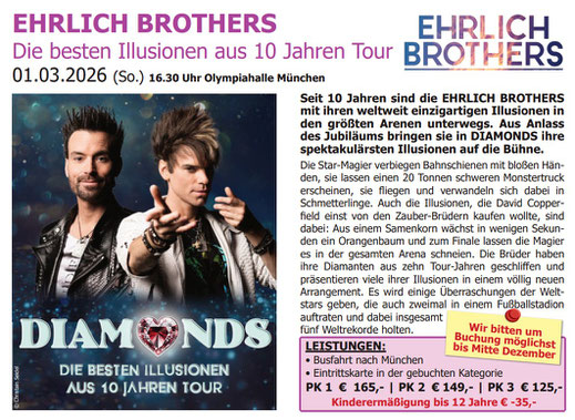 Ehrlich Brothers Diamonds Tour