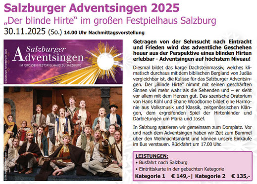 Salzburger Adventsingen 2025