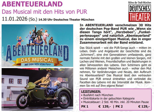 Musical Abenteuerland in München