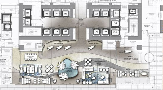 Realizacion de muebles para recepcion de hotel, fabricamos su recepcion a medida.